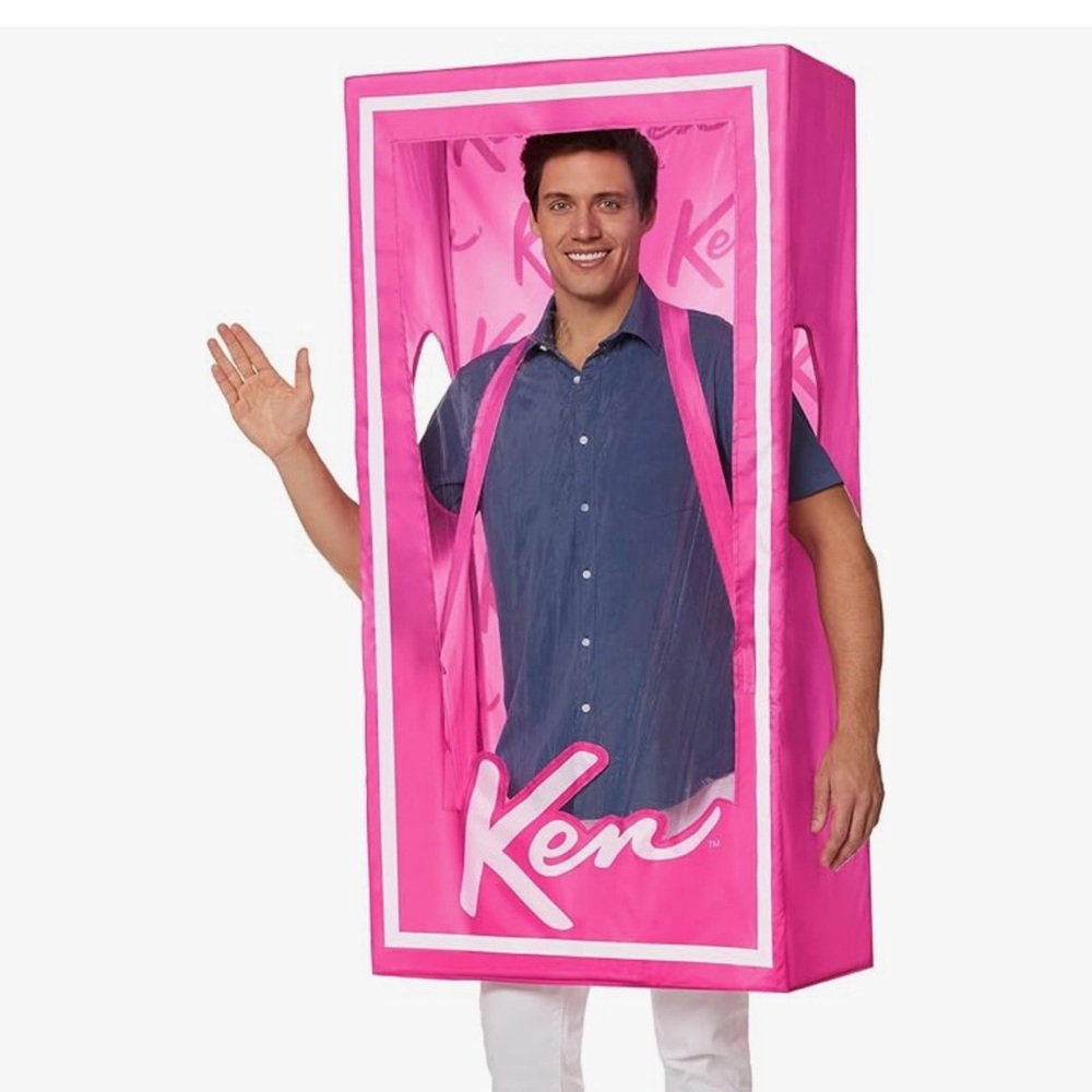 Barbie Ken Box Costume in Pink - Picture 2 of 3